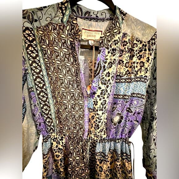 Johnny Was Workshop Marrakesh Drawstring Dress, size S - Picture 3 of 11